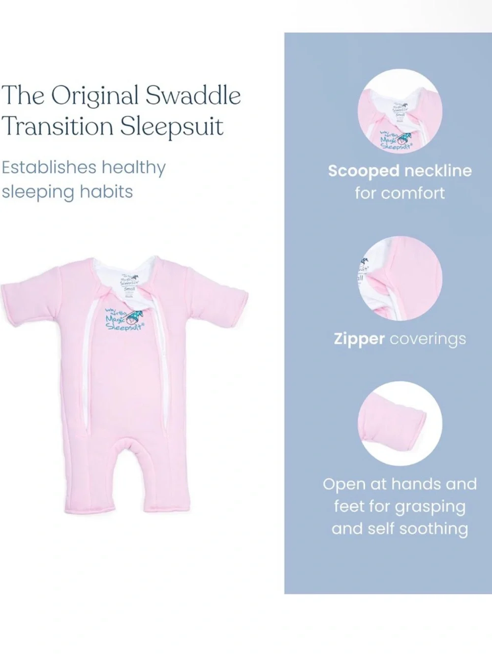 Magic Sleepsuit Baby Sleep Suit in Pale Yellow